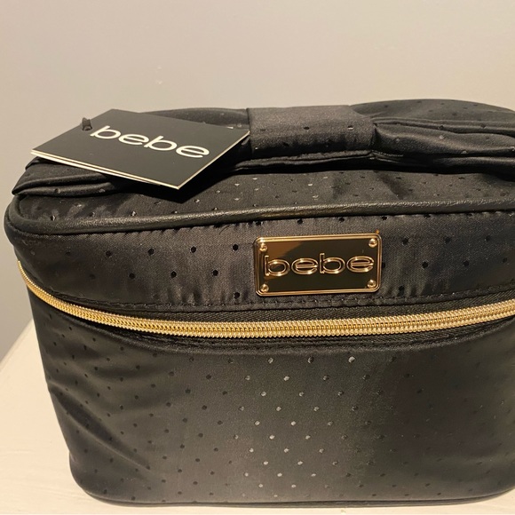 Black & Gold Bebe Cosmetic Bag - Picture 3 of 5